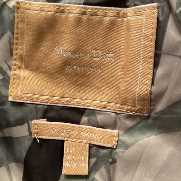 Massimo Dutti Palm Leaf Bomber and storage bag - Picture 6 of 8